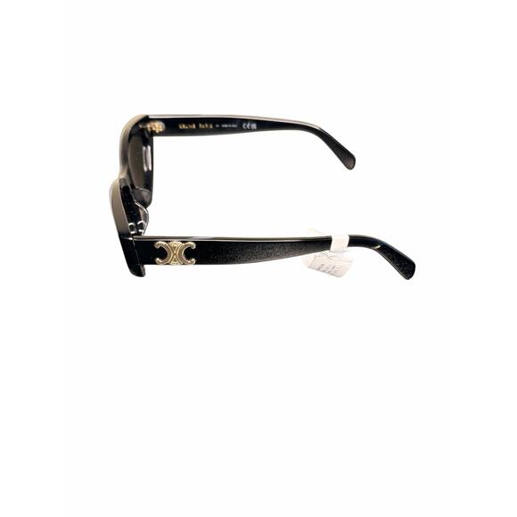 Celine NWT Triomphe 17 56MM Cateye Sunglasses in Black with Leather Crossbody main image 4